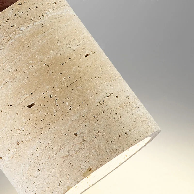 Aetherial Wabi-Sabi Stone Pendant Light | Japanese Style Bedroom & Bedside Decor