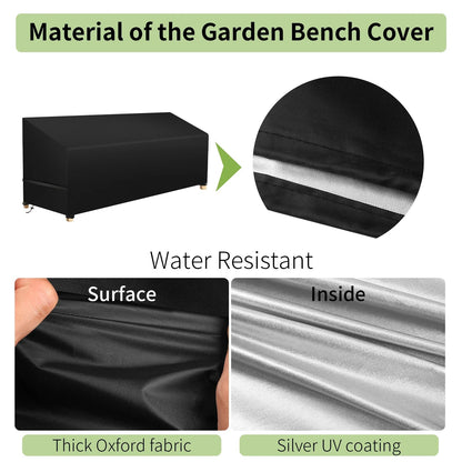 All-Season - Heavy Duty Waterproof Patio Sofa & Bench Cover