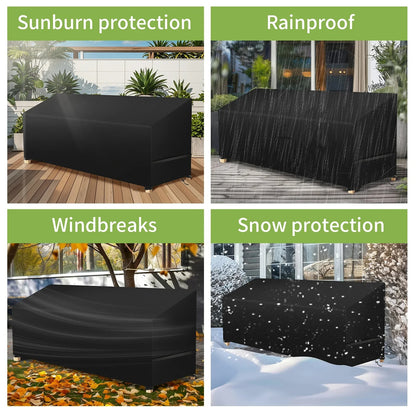 All-Season - Heavy Duty Waterproof Patio Sofa & Bench Cover