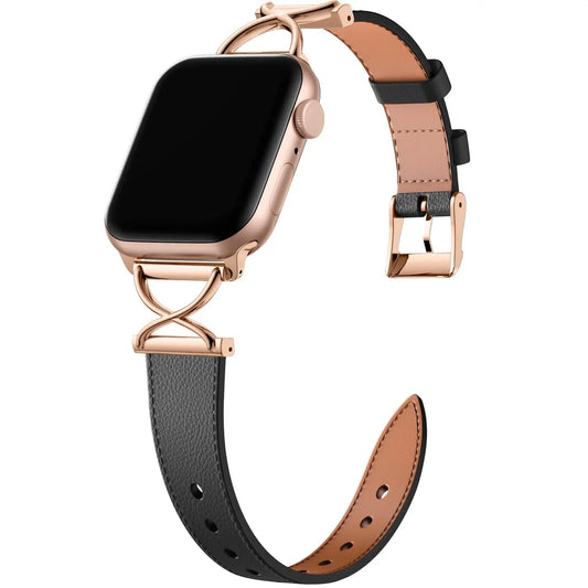Apex Lux - Leather Watch Strap for Apple Watch Ultra & Series 1–11, SE