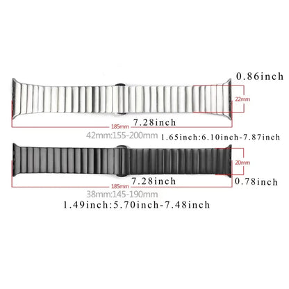 ApexSteel - Titanium Steel Strap for Apple Watch Series 3-11, Ultra, & SE