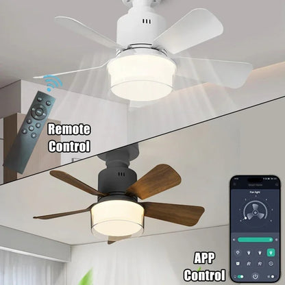 AuraFlow - Modern LED Ceiling Fan with Light & Remote Control