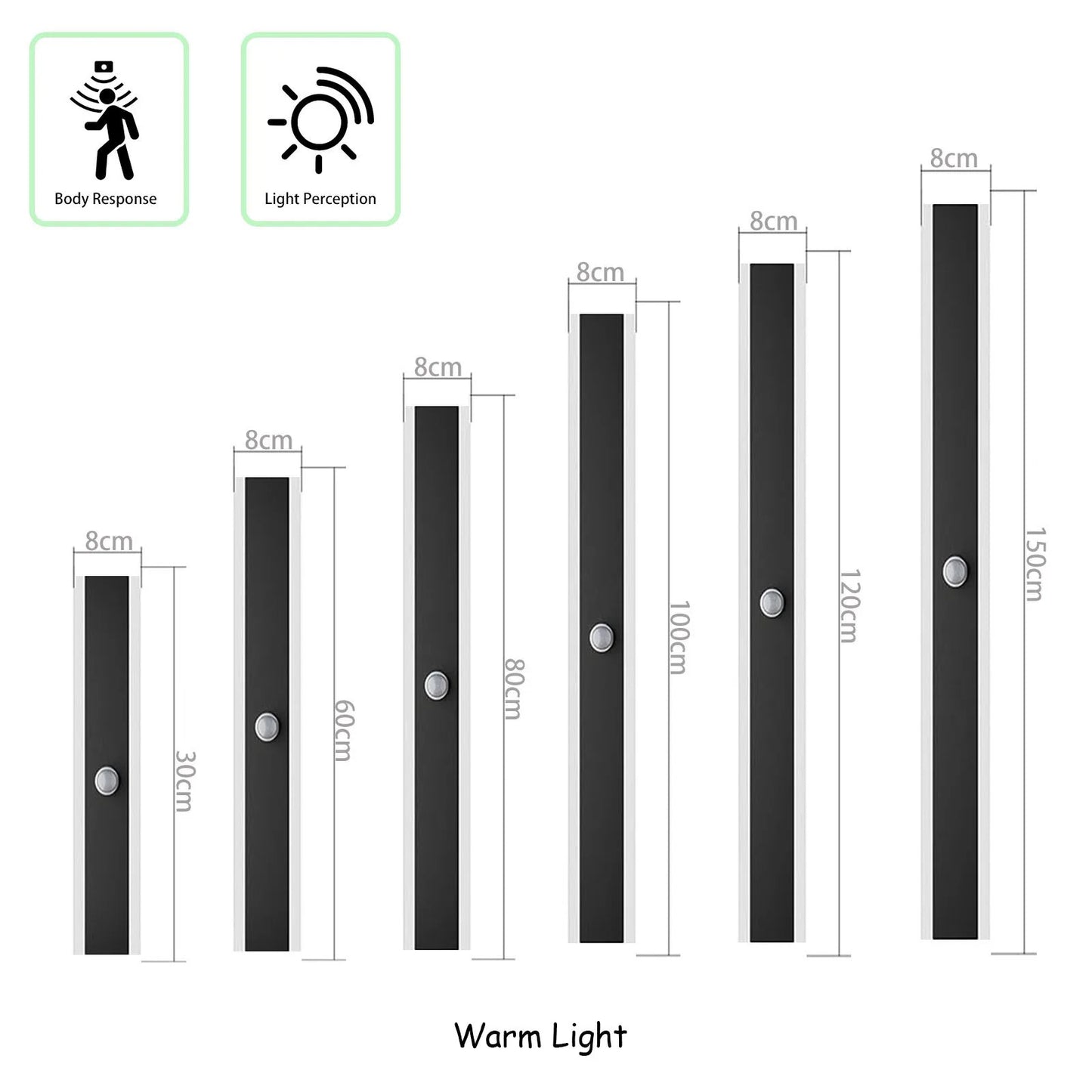 AuraLux - LED Outdoor Wall Light with Motion Sensor