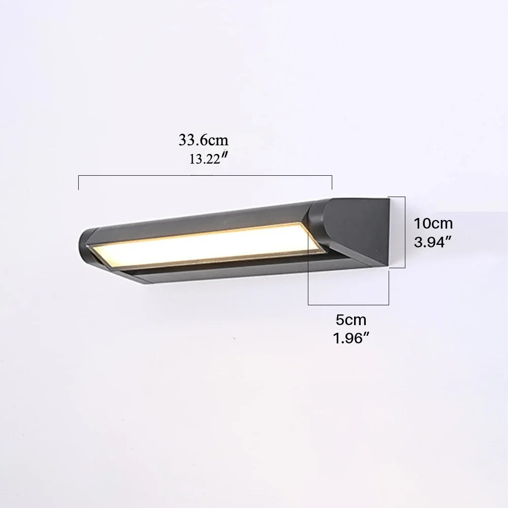 LumiBright - LED Outdoor Wall Sconce Waterproof Porch & Patio Light Fixture