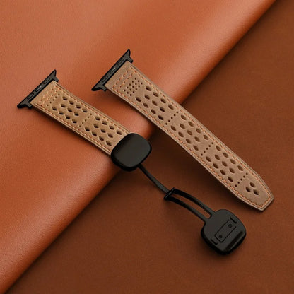 Aegis Bands - Magnetic Leather Watch Strap for Apple Watch 38–49mm
