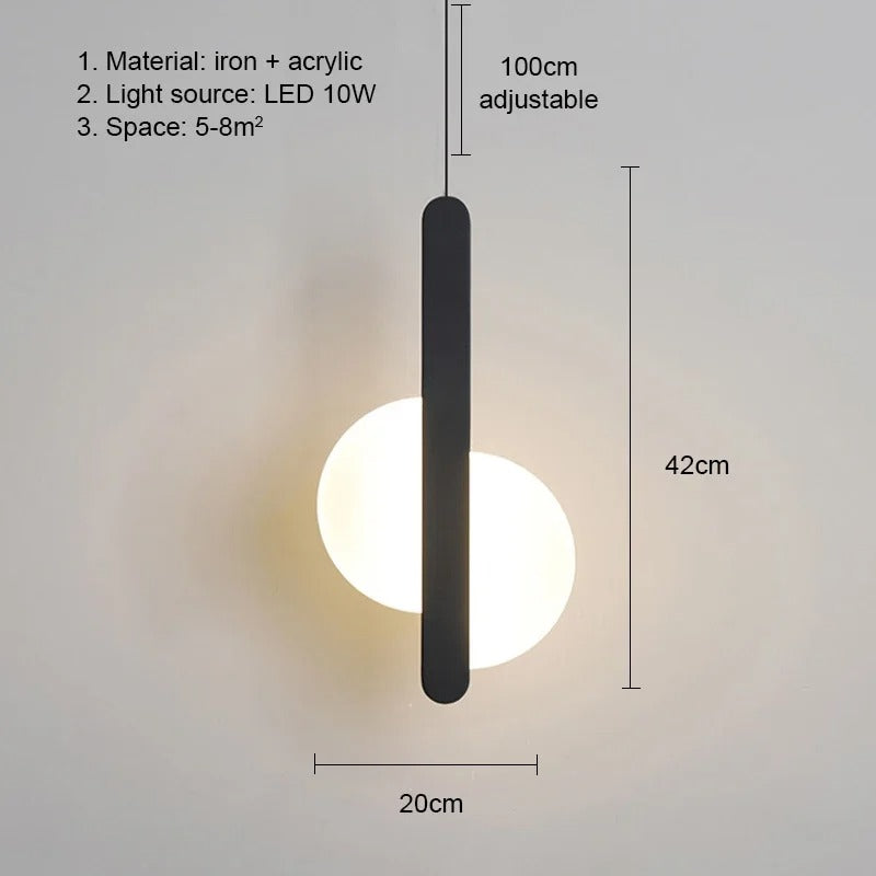 LuminaFlex LED Hanging Light Fixture for Modern Home Decor