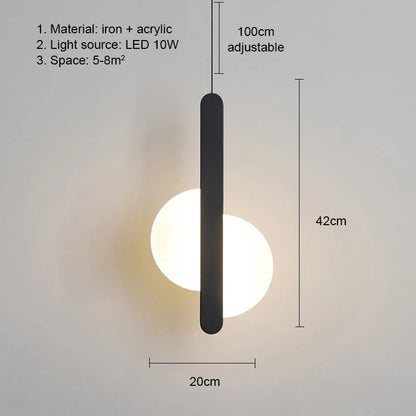 LuminaFlex LED Hanging Light Fixture for Modern Home Decor