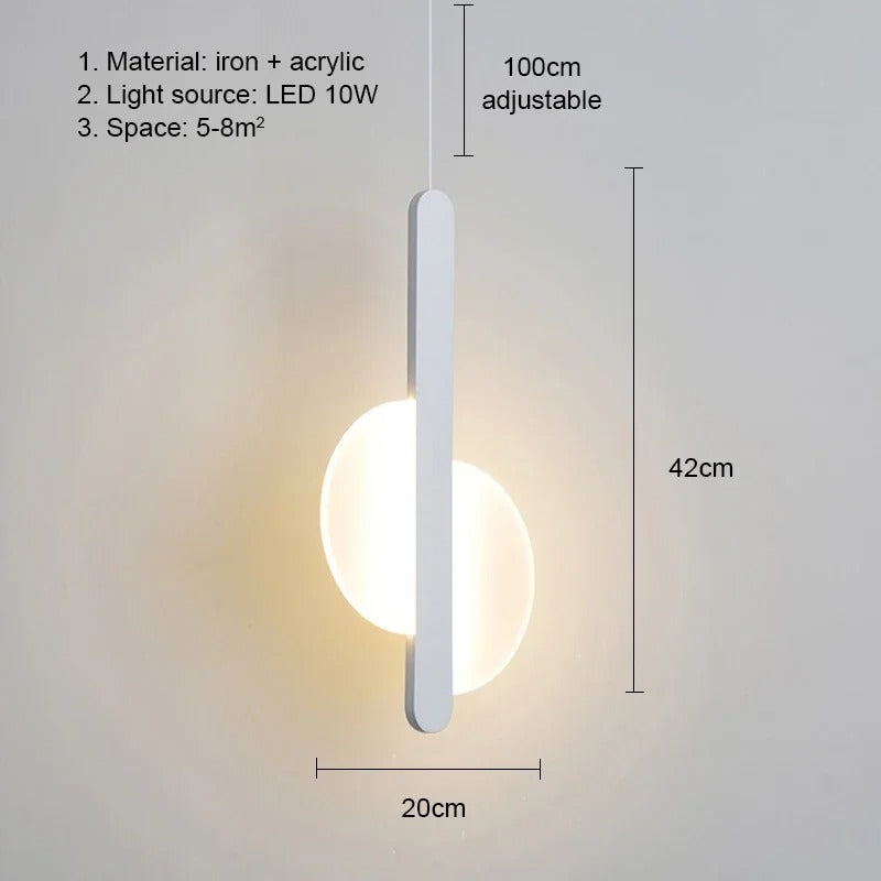 LuminaFlex LED Hanging Light Fixture for Modern Home Decor