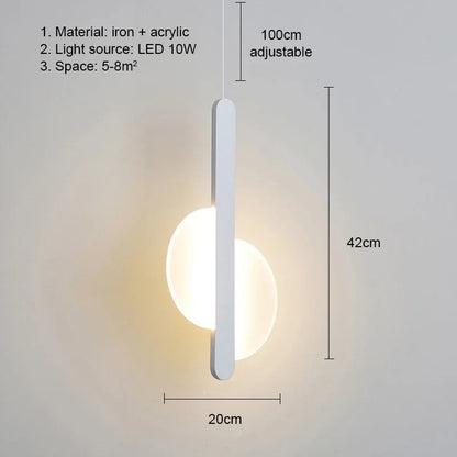 LuminaFlex LED Hanging Light Fixture for Modern Home Decor