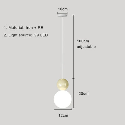 Symphony Lighting Cream Style LED Hanging Light for Home Interiors