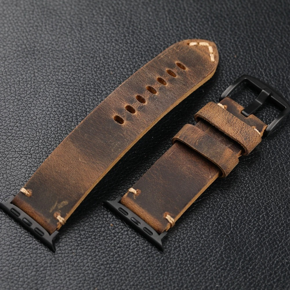 Belluno - Handmade Italian Leather Strap for Apple Watch Ultra & Series