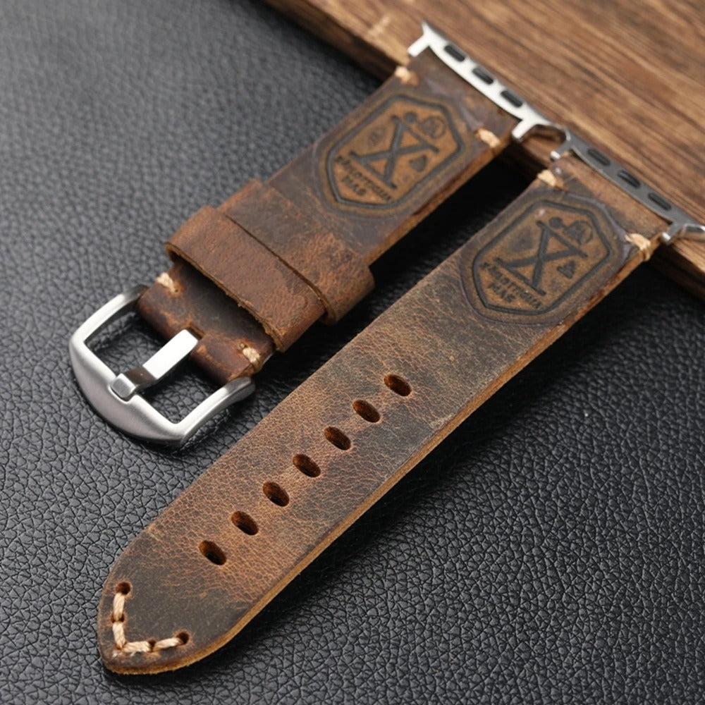 Belluno - Handmade Italian Leather Strap for Apple Watch Ultra & Series