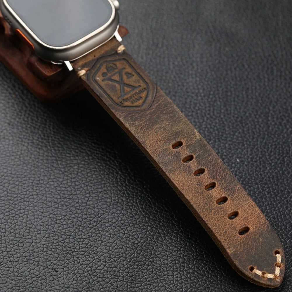Belluno - Handmade Italian Leather Strap for Apple Watch Ultra & Series