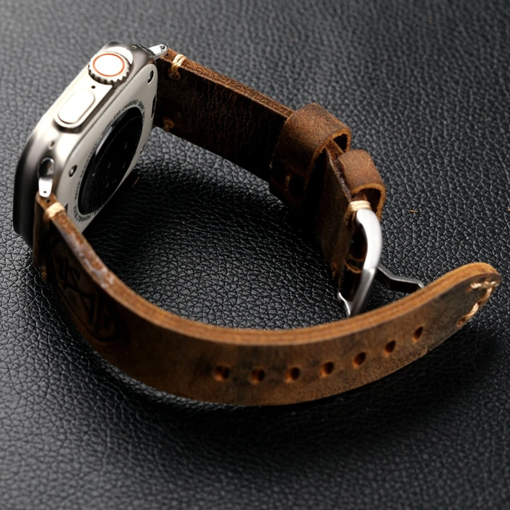 Belluno - Handmade Italian Leather Strap for Apple Watch Ultra & Series