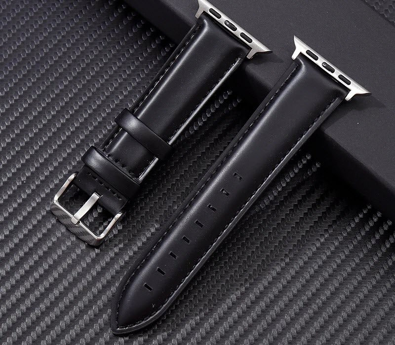 LuxeStrap - Genuine Leather Strap for Apple Watch Ultra & Series 4–9 SE