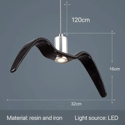 LuxeLife - Nordic Modern Seagull LED Pendant Light