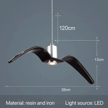 LuxeLife - Nordic Modern Seagull LED Pendant Light