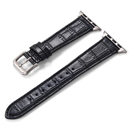 LuxuryCrafted - Bamboo Pattern Leather Strap for Apple Watch