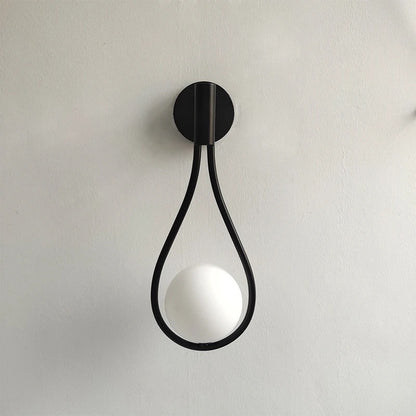 LumiDecor - Minimalist Glass Ball Wall Light for Bedside Decor