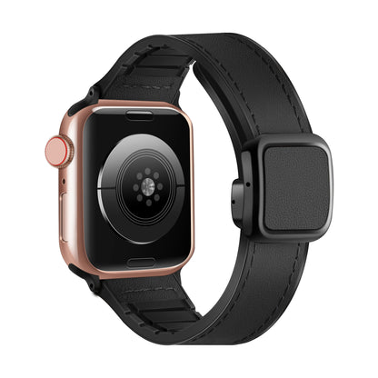 BandMaster Magnetic Leather Strap for Apple Watch