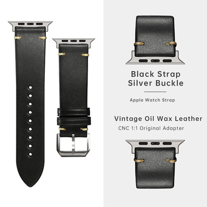 Crafted - Premium Leather Strap for Apple Watch Ultra & Series