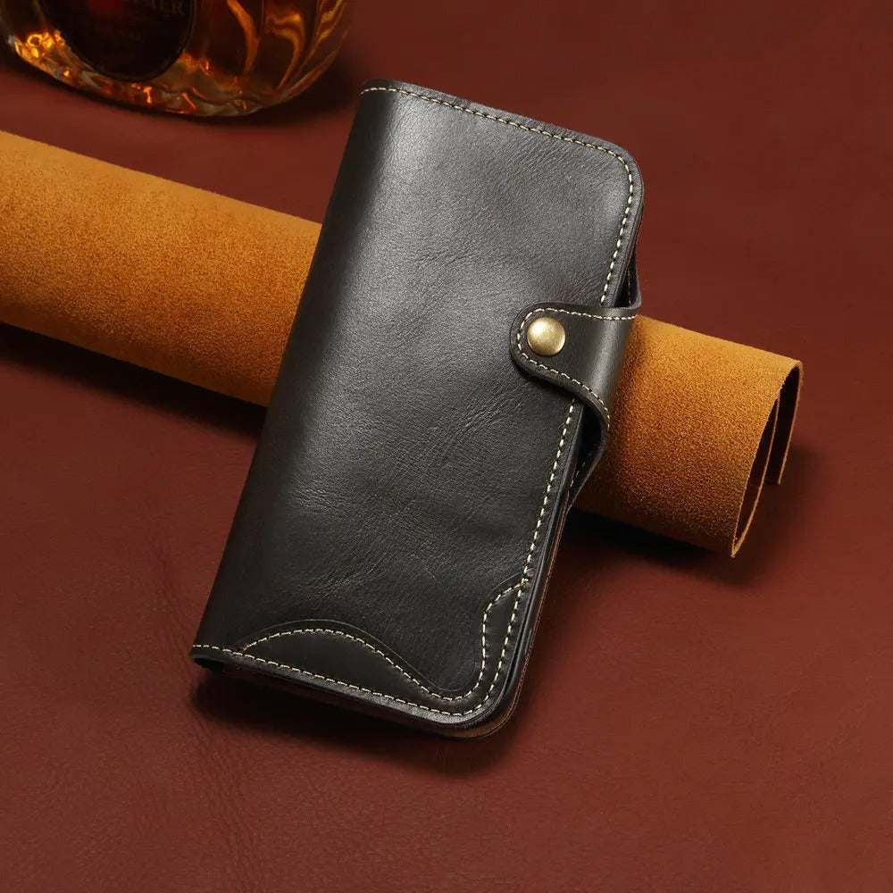 Opulent Leather Wallet Case for iPhone