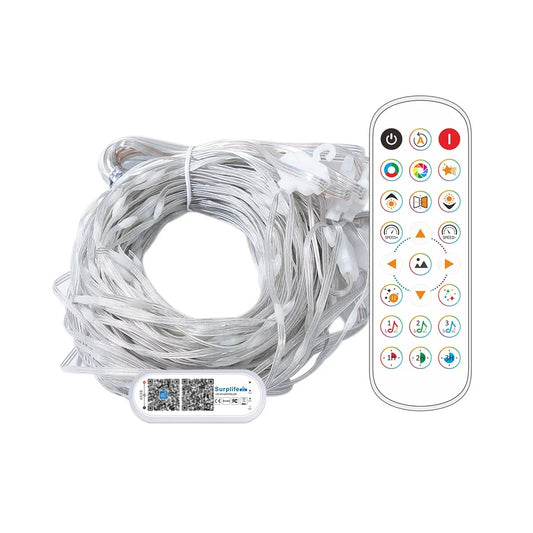 Brightify - 400LED Smart Curtain String Lights with App & Music Sync
