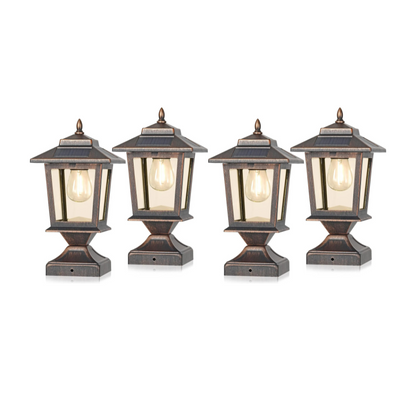 BrightGuard - Solar Lights for 4x4 Posts – Waterproof Outdoor Lamps