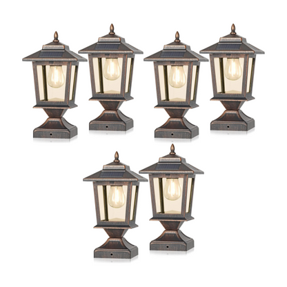 BrightGuard - Solar Lights for 4x4 Posts – Waterproof Outdoor Lamps
