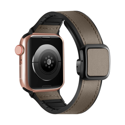 BandMaster Magnetic Leather Strap for Apple Watch