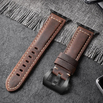 WatchLux - Premium Leather Strap for Apple Watch