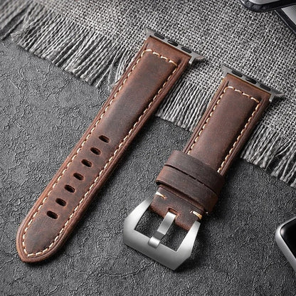 WatchLux - Premium Leather Strap for Apple Watch