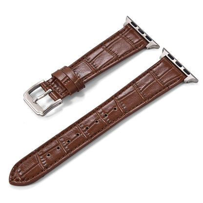 LuxuryCrafted - Bamboo Pattern Leather Strap for Apple Watch