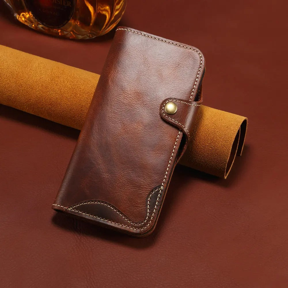 Opulent Leather Wallet Case for iPhone