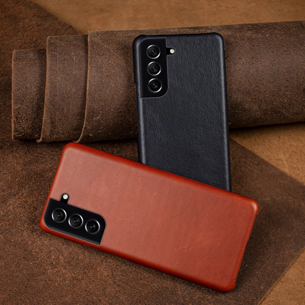 Classic Genuine Leather Galaxy Case