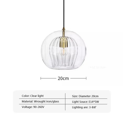 IlluminateLux Modern Glass LED Pendant Light for Dining & Home