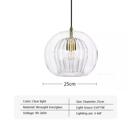 IlluminateLux Modern Glass LED Pendant Light for Dining & Home