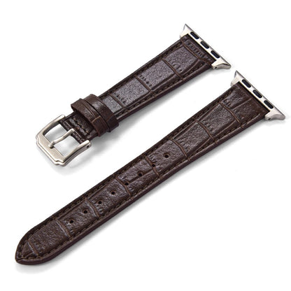 LuxuryCrafted - Bamboo Pattern Leather Strap for Apple Watch