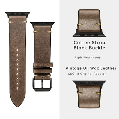 Crafted - Premium Leather Strap for Apple Watch Ultra & Series