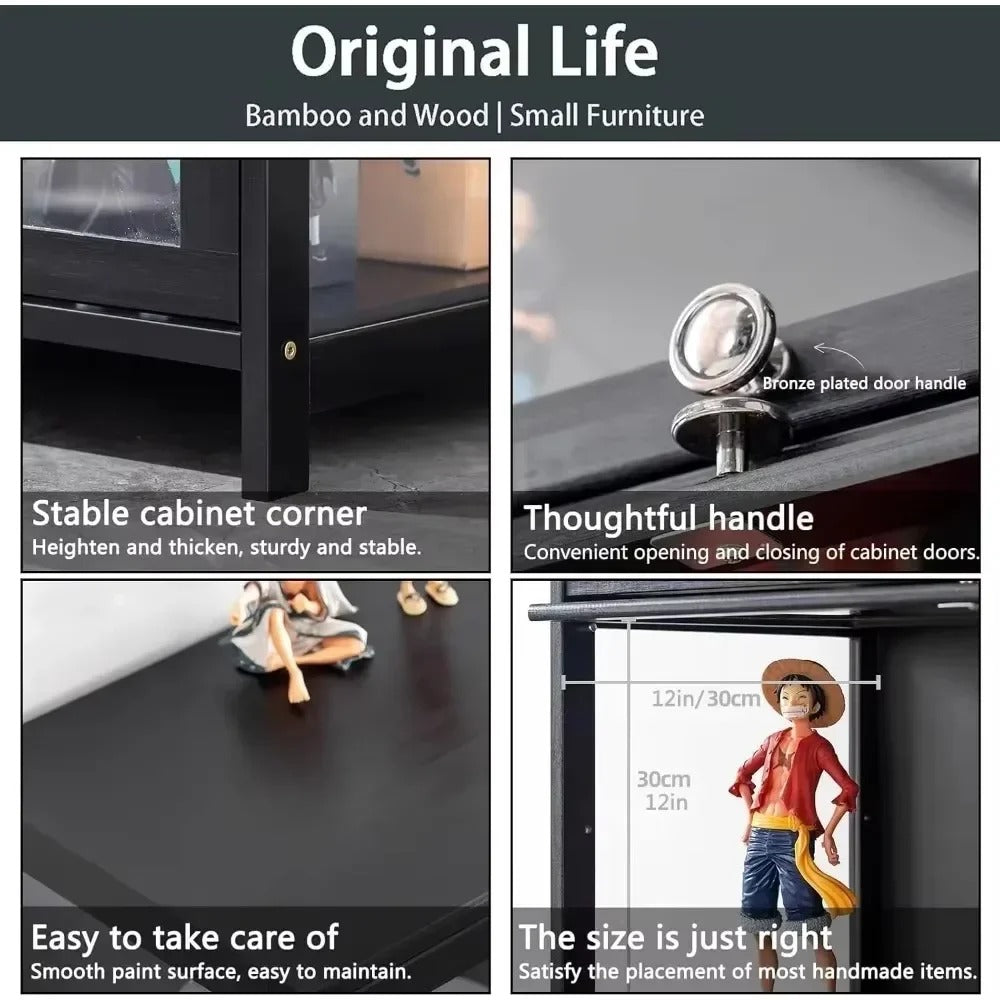 Collector's Showcase - 5-Tier Acrylic Display Cabinet for Collectibles & Toys