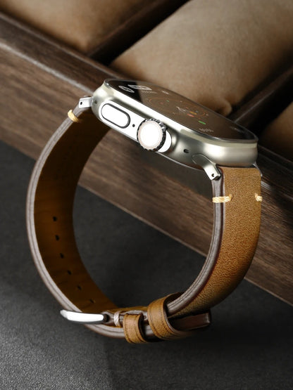 Crafted - Premium Leather Strap for Apple Watch Ultra & Series
