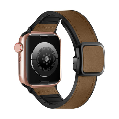 BandMaster Magnetic Leather Strap for Apple Watch