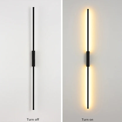 ElegaLight Minimalist Tube Linear LED Wall Lamp - Modern Indoor Lighting