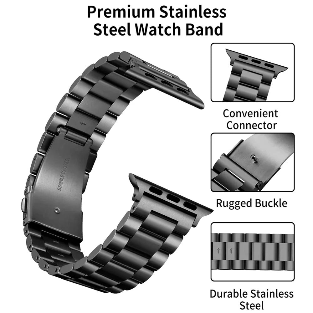 EliteStrap - Stainless Steel Strap for Apple Watch Ultra & Series 6-11, SE