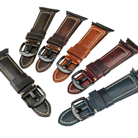 Everlast Lux - Vintage Leather Bracelet Strap for Apple Watch