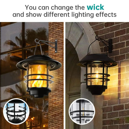 FireFly Glow - LED Solar Flame Lights Outdoor Waterproof Flickering Lanterns