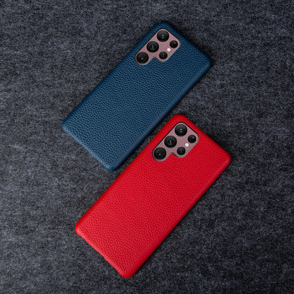 Genuine Pebbled Leather Galaxy Case