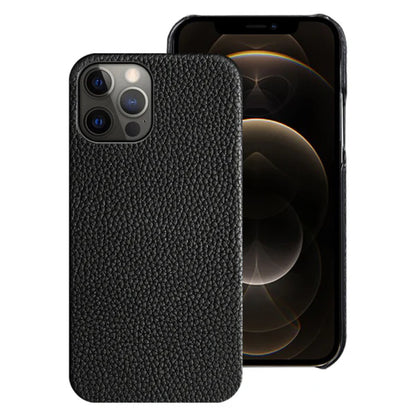 Genuine Pebbled Leather iPhone Case