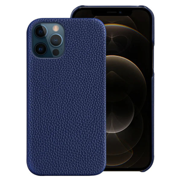 Genuine Pebbled Leather iPhone Case