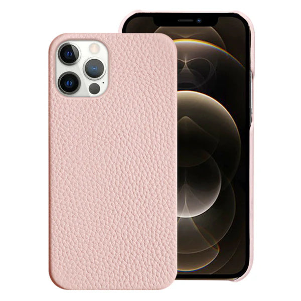 Genuine Pebbled Leather iPhone Case